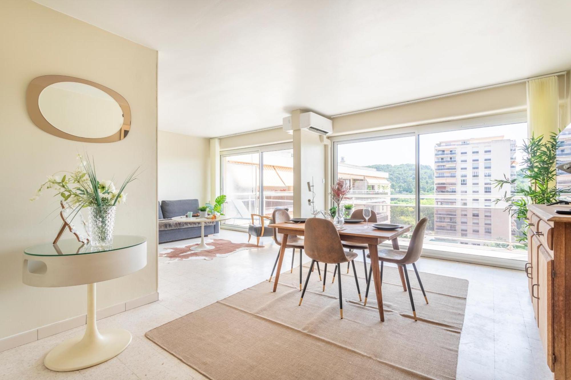 Grand T2 Lumineux Et Climatise Avec Balcon Aix-en-Provence Exterior foto